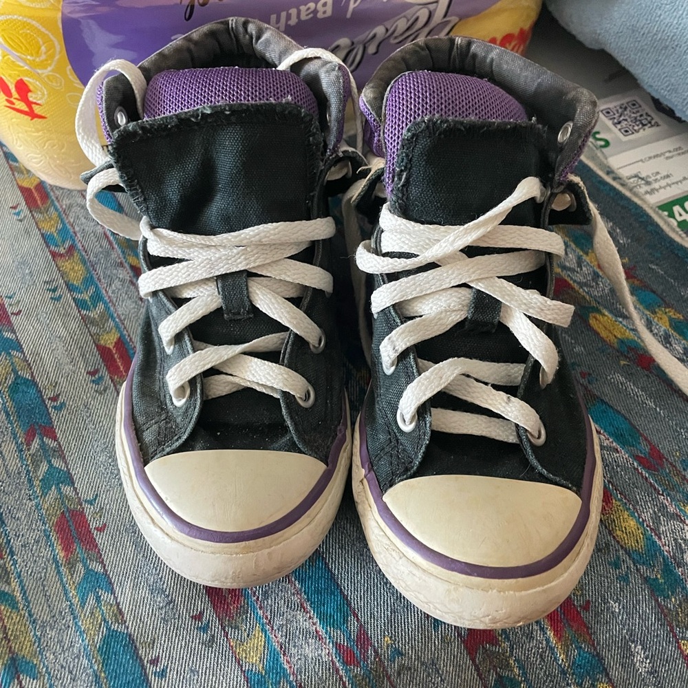 Converse All Star Double Tongue Hi-Tops Youth